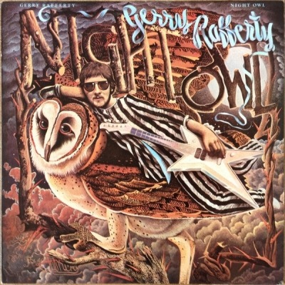 Gerry Rafferty - Night Owl (Album, 1979): oprawa graficzna przedniej okładki