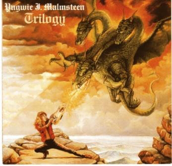 Yngwie J. Malmsteen - Trilogy (Album, 1986): oprawa graficzna przedniej okładki