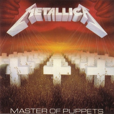 Metallica - Master of Puppets (Album, 1986): oprawa graficzna przedniej okładki